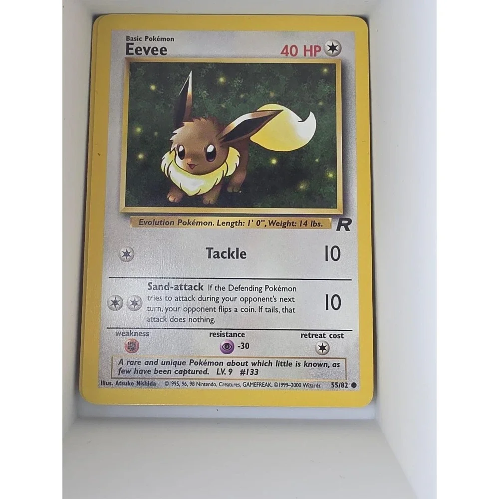 Eevee 55/82 Common Team Rocket Pokemon Unlimited Near Mint